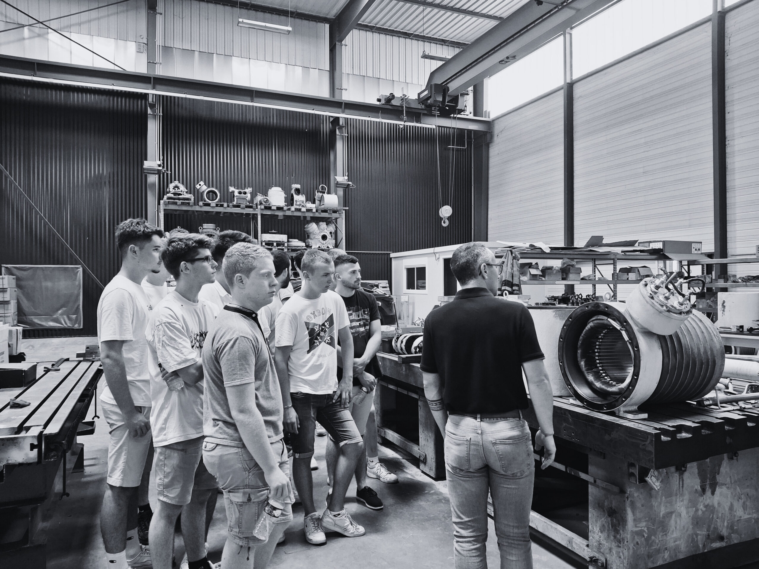 Les BETS FED de l'Eurespace Cholet en visite chez Mayekawa France